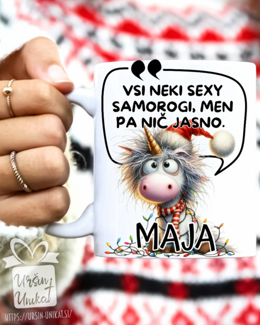 SKODELICA - “Nič jasno” - sexy samorogi - smešno božično darilo