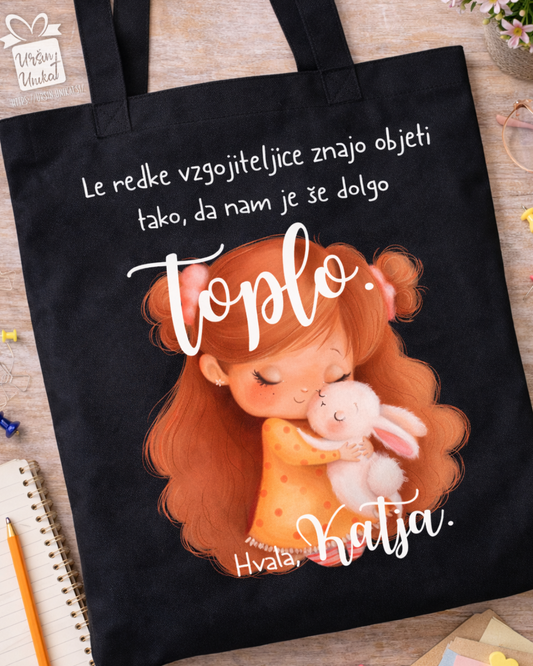 NAKUPOVALNA VREČA - darilo za vzgojiteljico