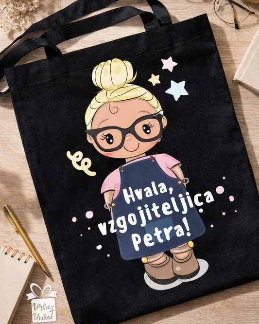 NAKUPOVALNA VREČA - VZGOJITELJICA - personaliziraj po svoje