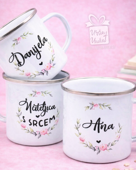 DARILNI KOMPLET:  UČITELJICE skodelica + kavica