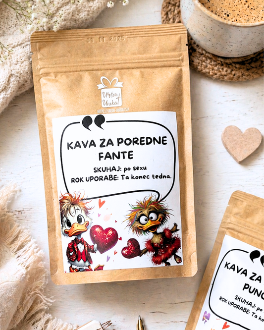 Valentinovo darilo: Kava za poredne punce/fante
