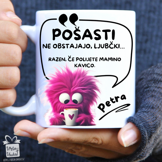 Keramična skodelica “POŠASTI” - mami