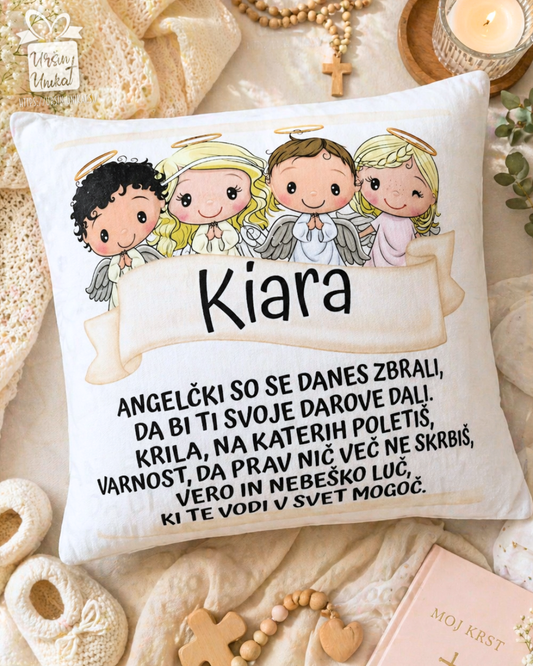 DARILO ZA SVETI KRST: Angelčki - avtorski verz - personalizirano darilo