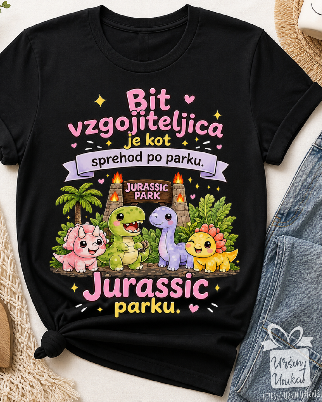 Majica ali hoodie - Jurassic park - darilo za vzgojiteljico