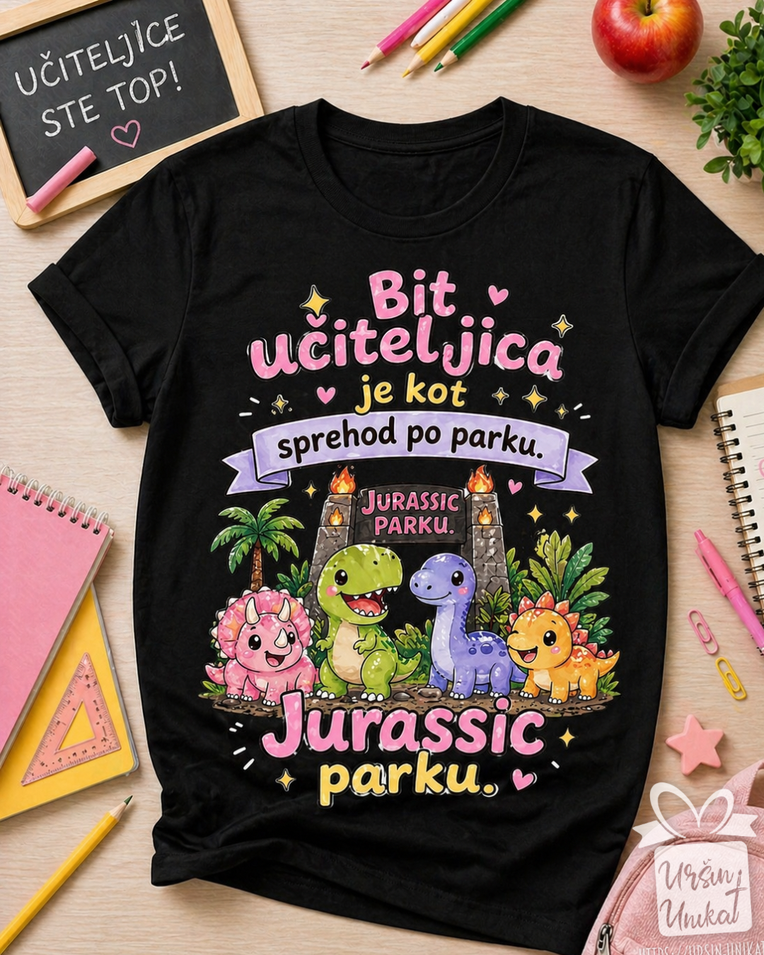 Majica ali hoodie - Jurassic park - darilo za učiteljico