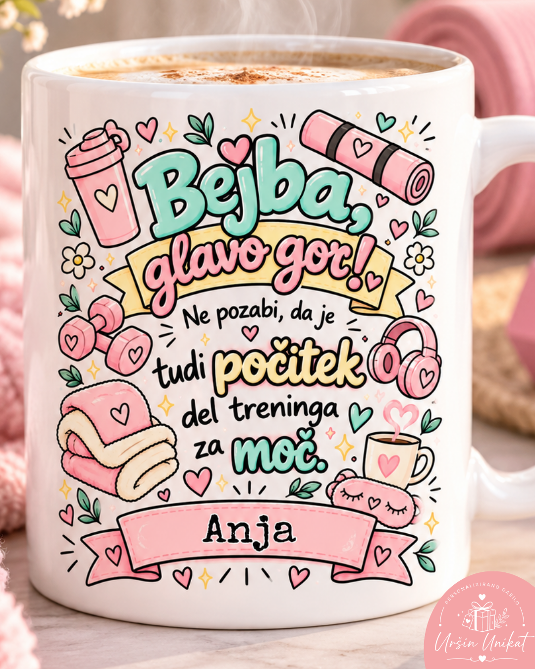 SKODELICA/FLAŠKA “Bejba” - počitek & trening