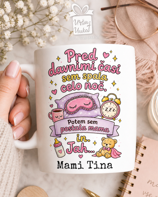 SKODELICA/FLAŠKA - “Pred davnimi časi” - darilo za mami