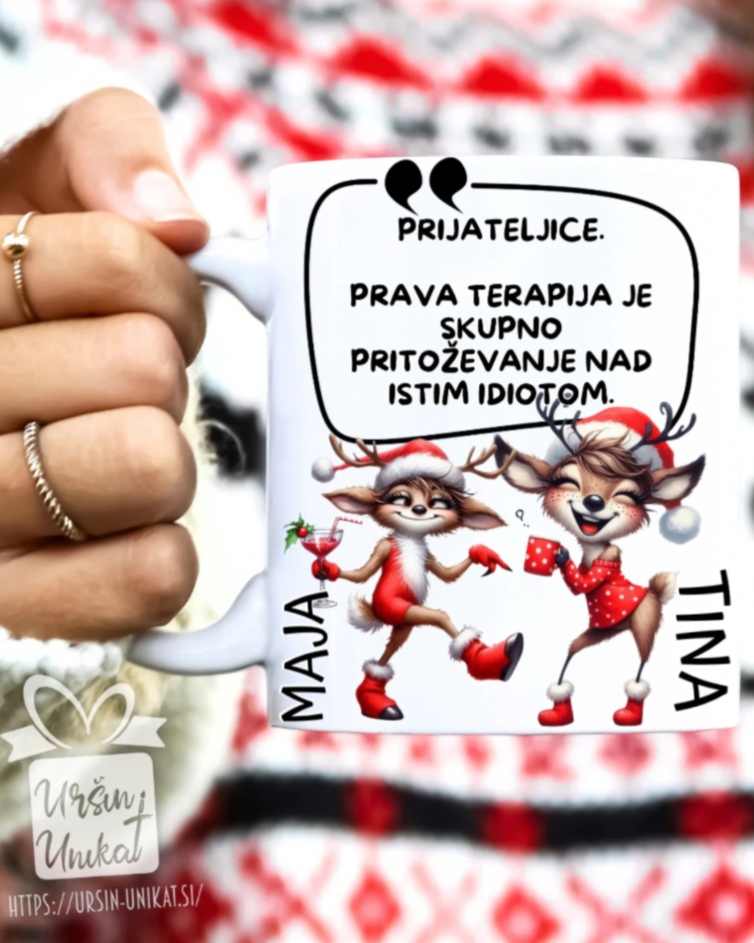 SKODELICA - “PRIJATELJICE” - smešno božično darilo