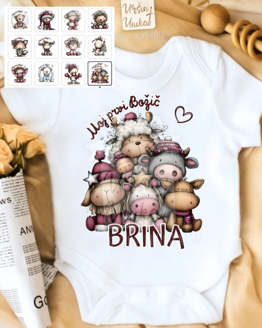 Otroški body "Moj prvi Božič"