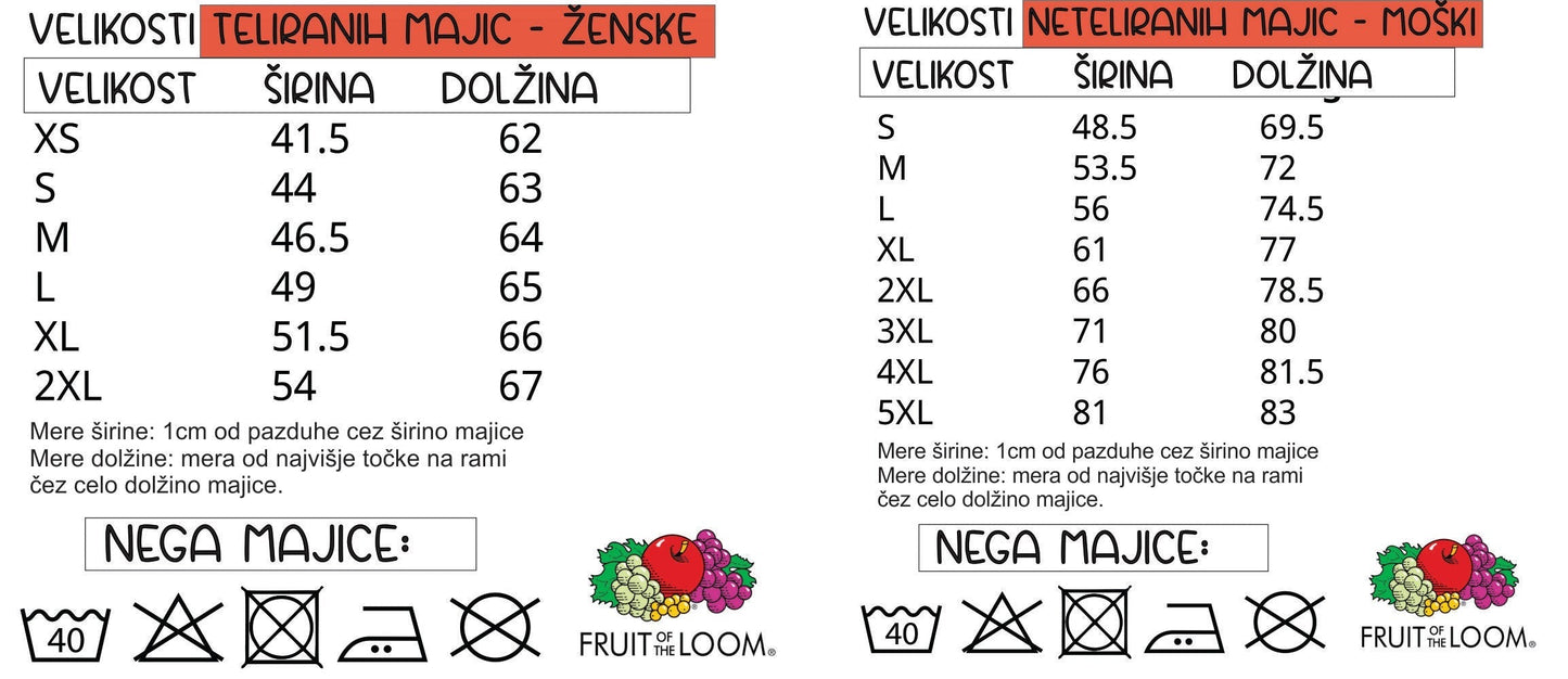 Bombažna bela majica “Prijateljstvo ima štiri tačke”