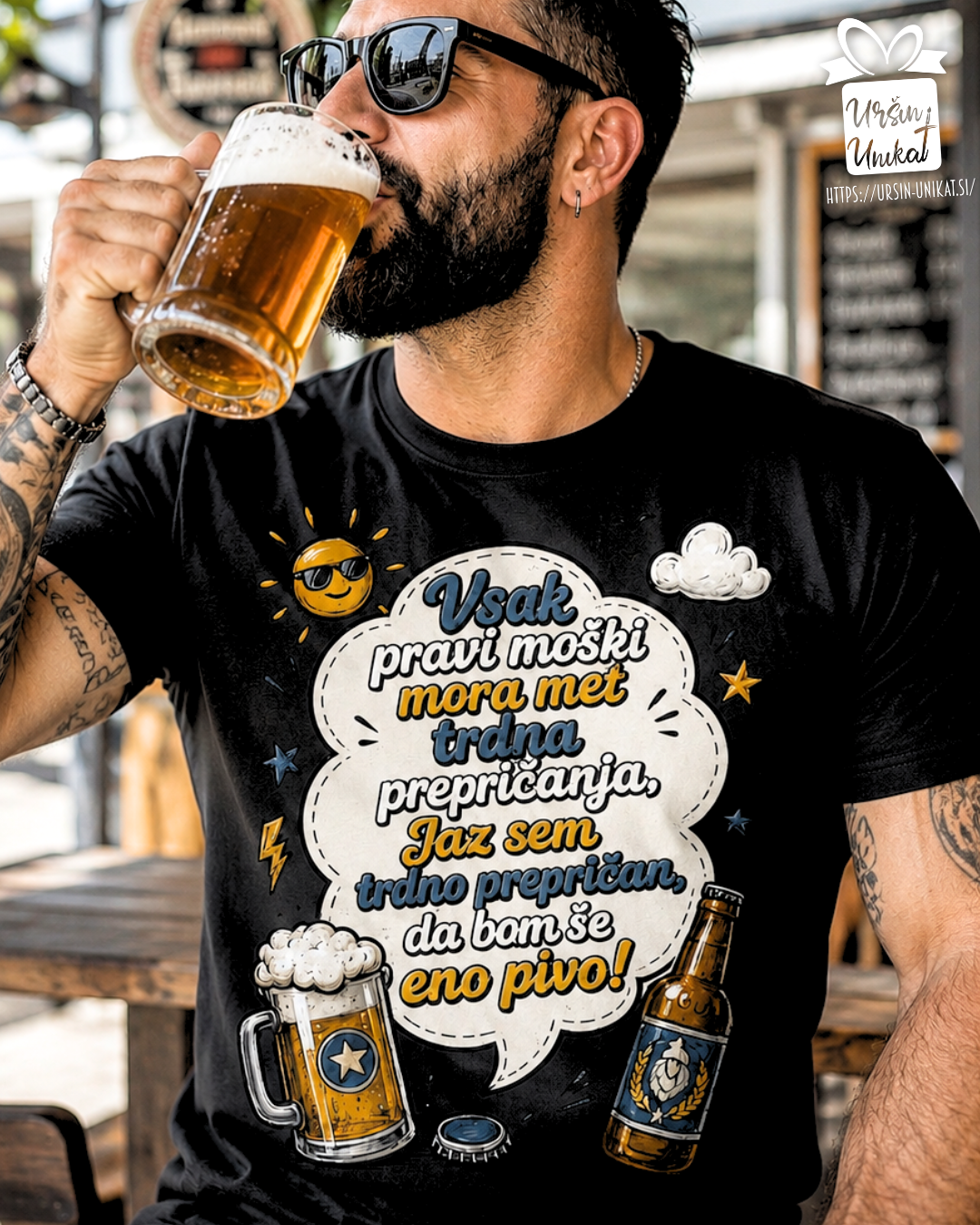 Majica ali hoodie - PIVO - smešno darilo - modrost