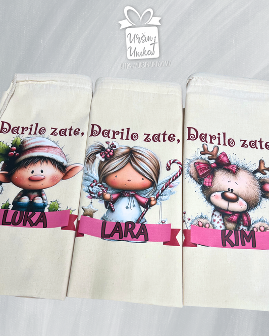 VREČA -  DARILO ZATE - MIKLAVŽEVO ali BOŽIČNO darilo
