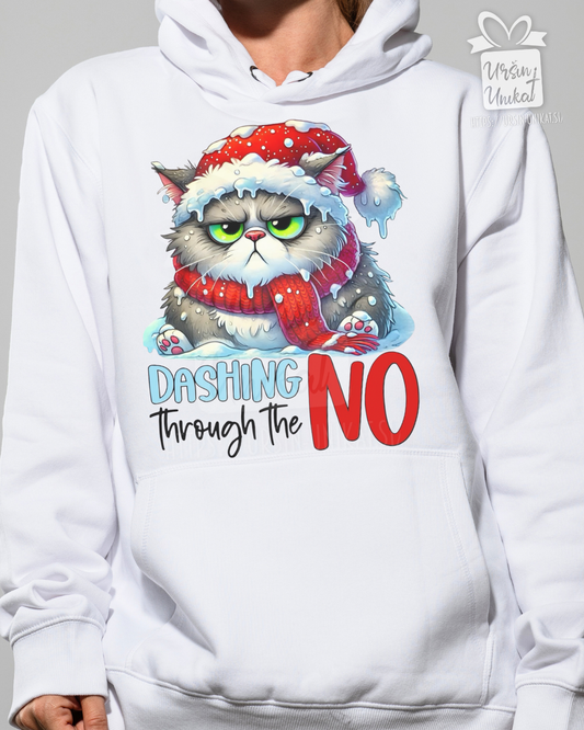 Bel HOODIE - Dashing trough the NO - Božično darilo