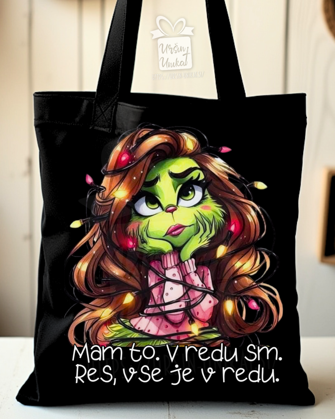 BOMBAŽNA VREČA - “Vse je v redu” - Božično darilo