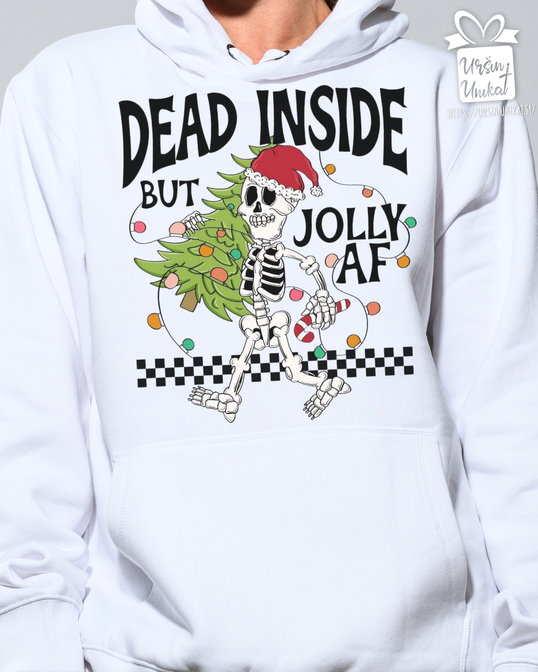 Bel HOODIE - FESTIVE - Klikni za več možnosti - Smešno Božično darilo