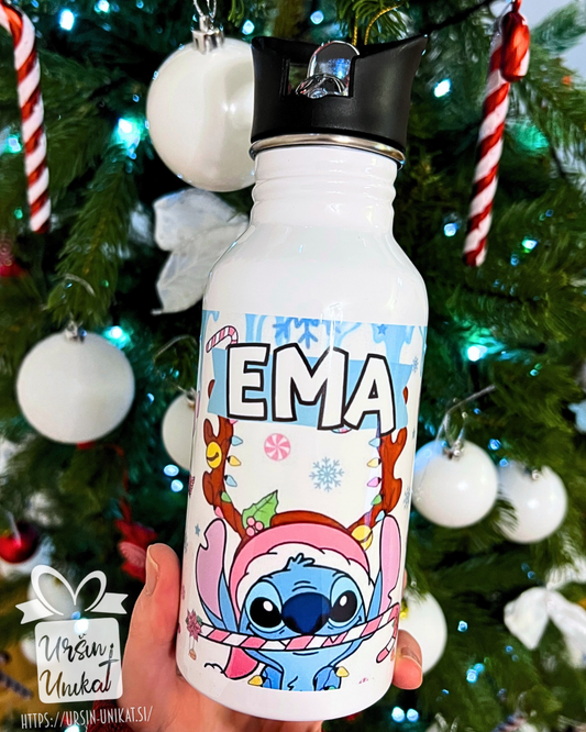 JEKLENA STEKLENIČKA OZ FLAŠKA - Božični STICH - žverca - oglej si več možnosti