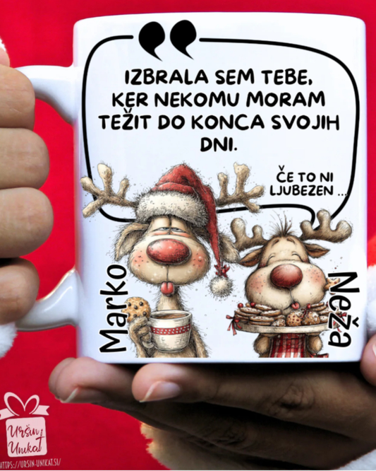 SKODELICA - “Izbrala sem tebe …” -  božično darilo