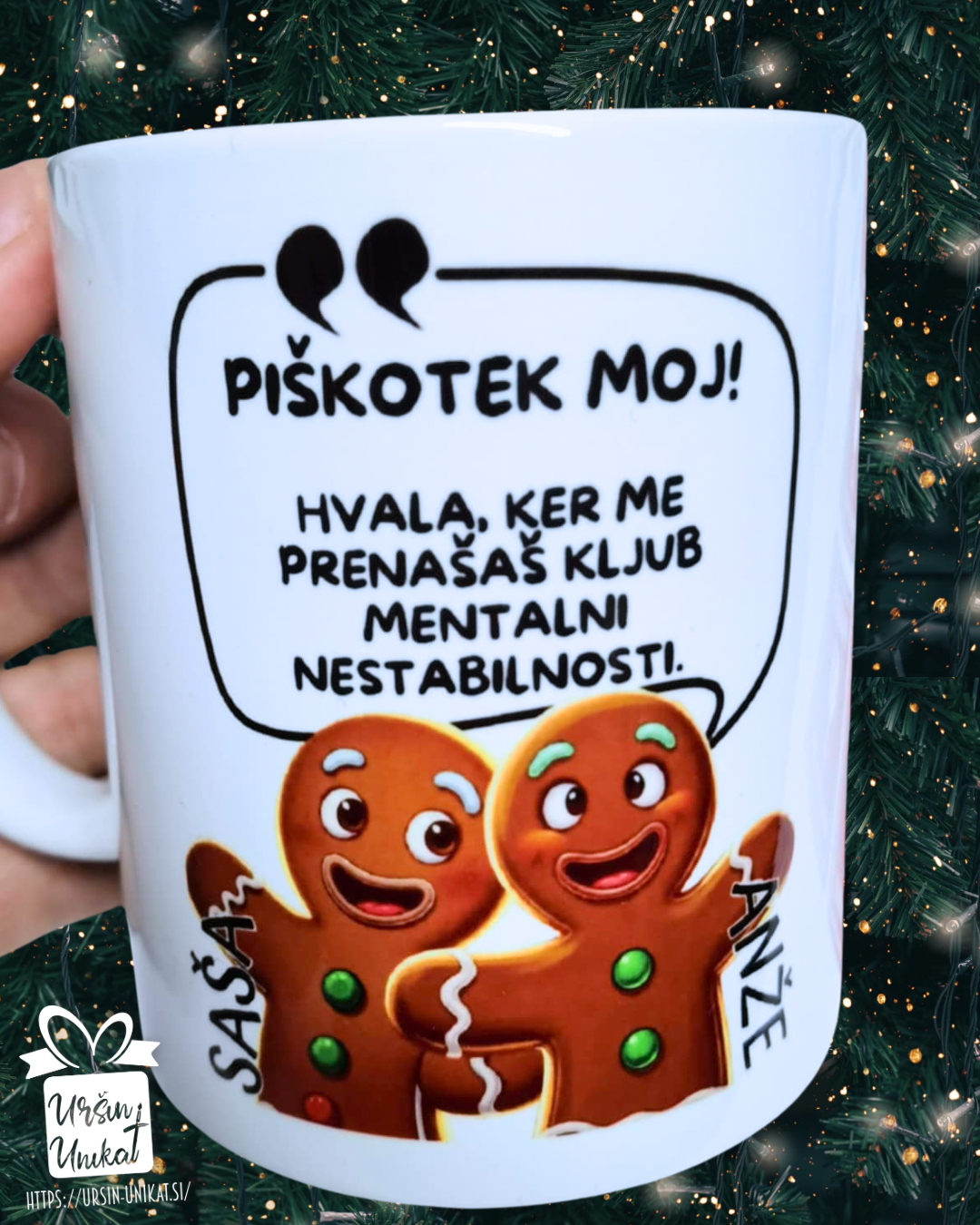 SKODELICA - “MOJ PIŠKOTEK” - smešno božično darilo
