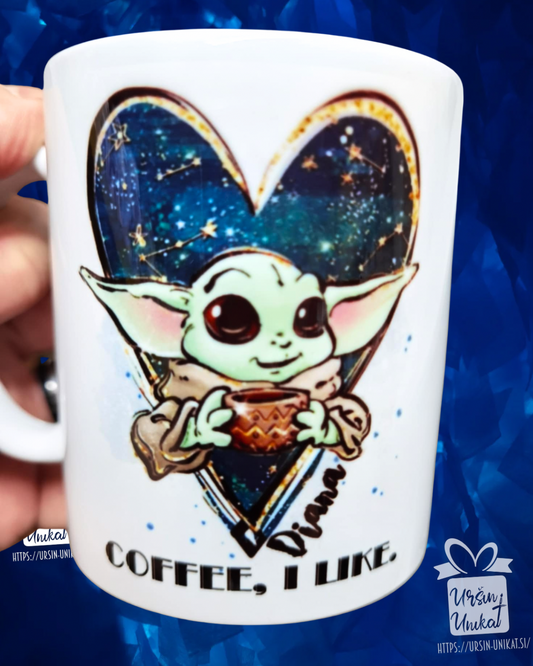 Keramična skodelica "BABY YODA”