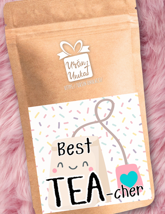 ČAJ: Best tea-cher - darilo za učiteljico