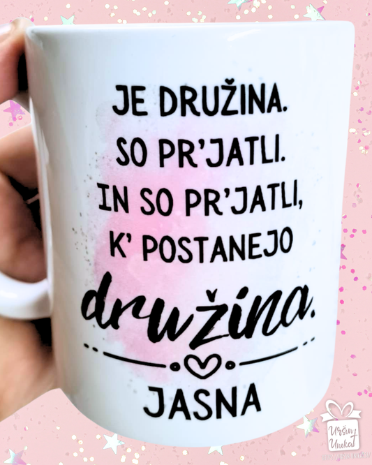Keramična skodelica “So pr’jatli” za prijateljico