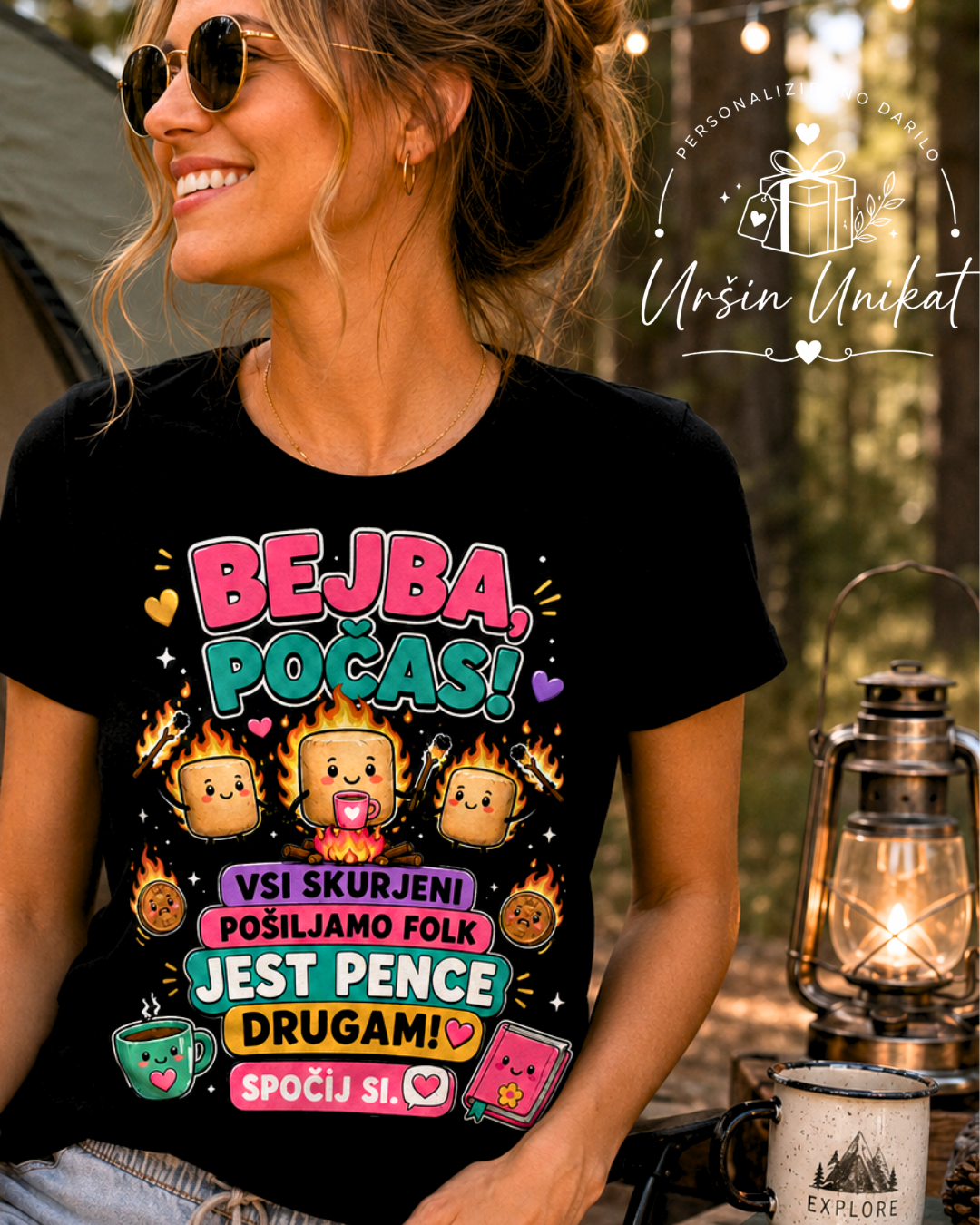 Majica ali hoodie - “Bejba!”  - skurjeni - skurjena