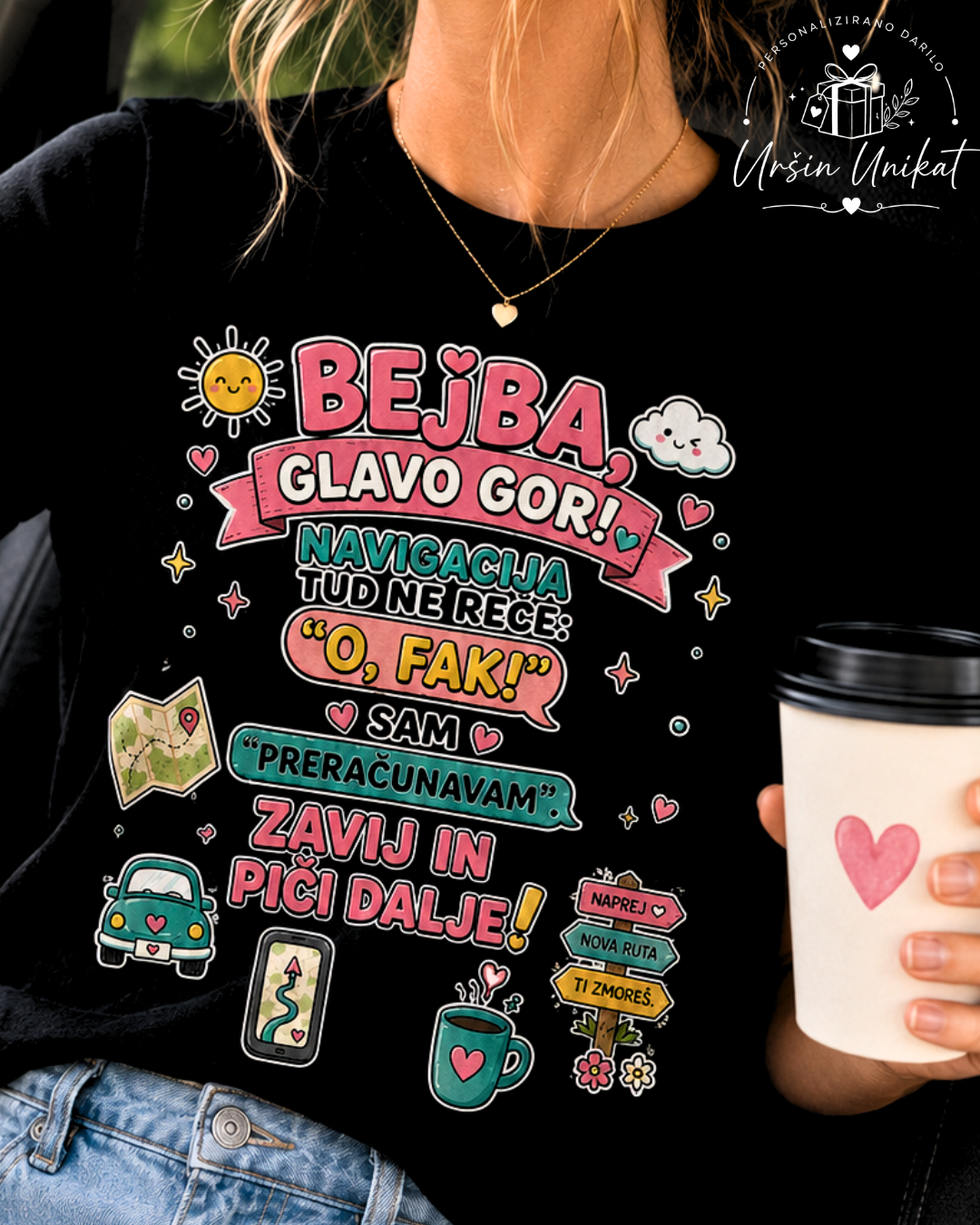 Majica ali hoodie - “Bejba!”  - Navigacija