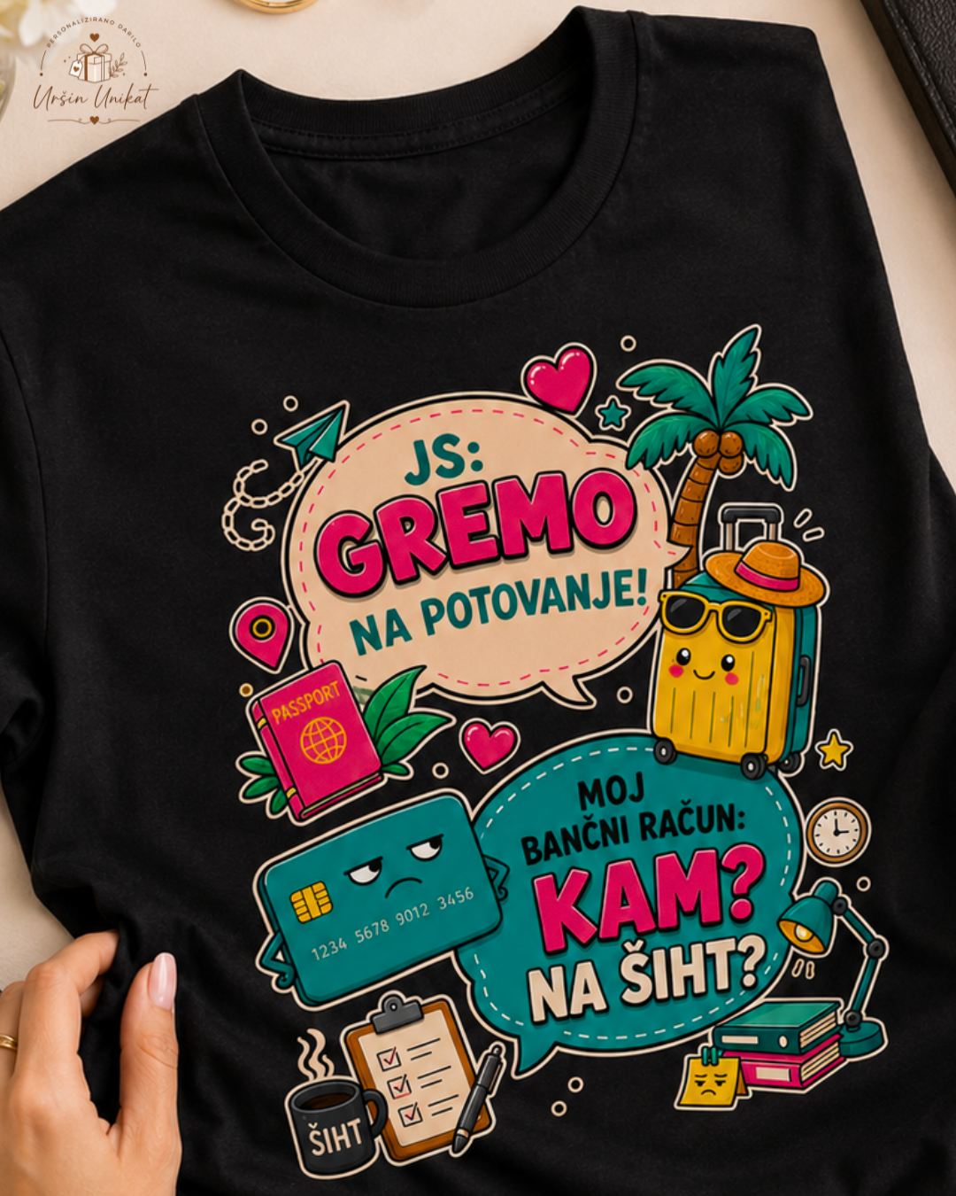 Majica ali hoodie - ŠIHT - modrost