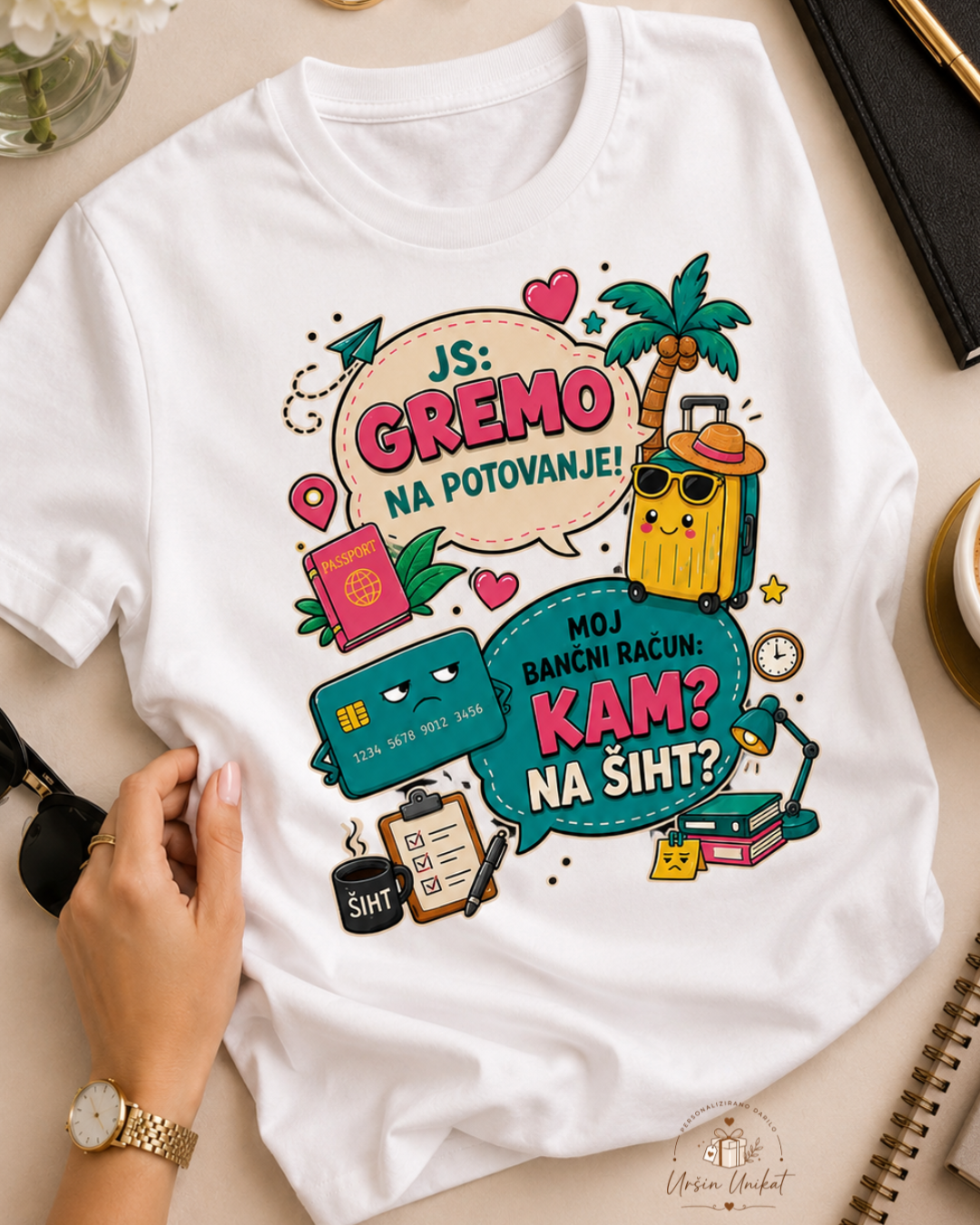 Majica ali hoodie - ŠIHT - modrost