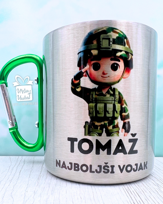 LONČEK S KARABINOM  "VOJAK”