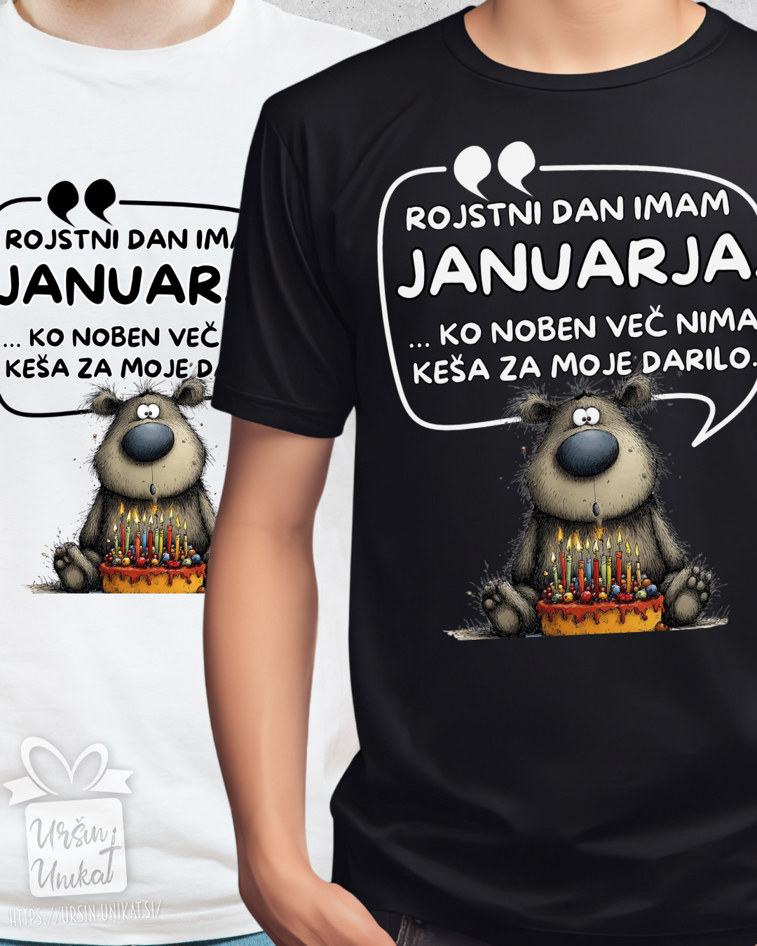 Majica ali hoodie - ROJSTNI DAN JANUARJA - smešno darilo za rojstni dan