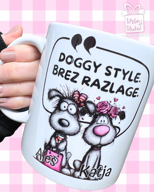 SKODELICA/FLAŠKA - “Doggy style” - smešno darilo za Valentinovo