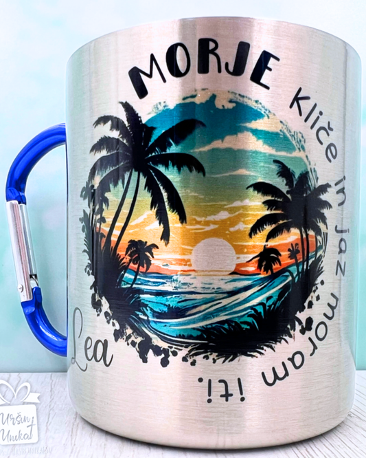LONČEK S KARABINOM  "Morje kliče in jaz moram iti”