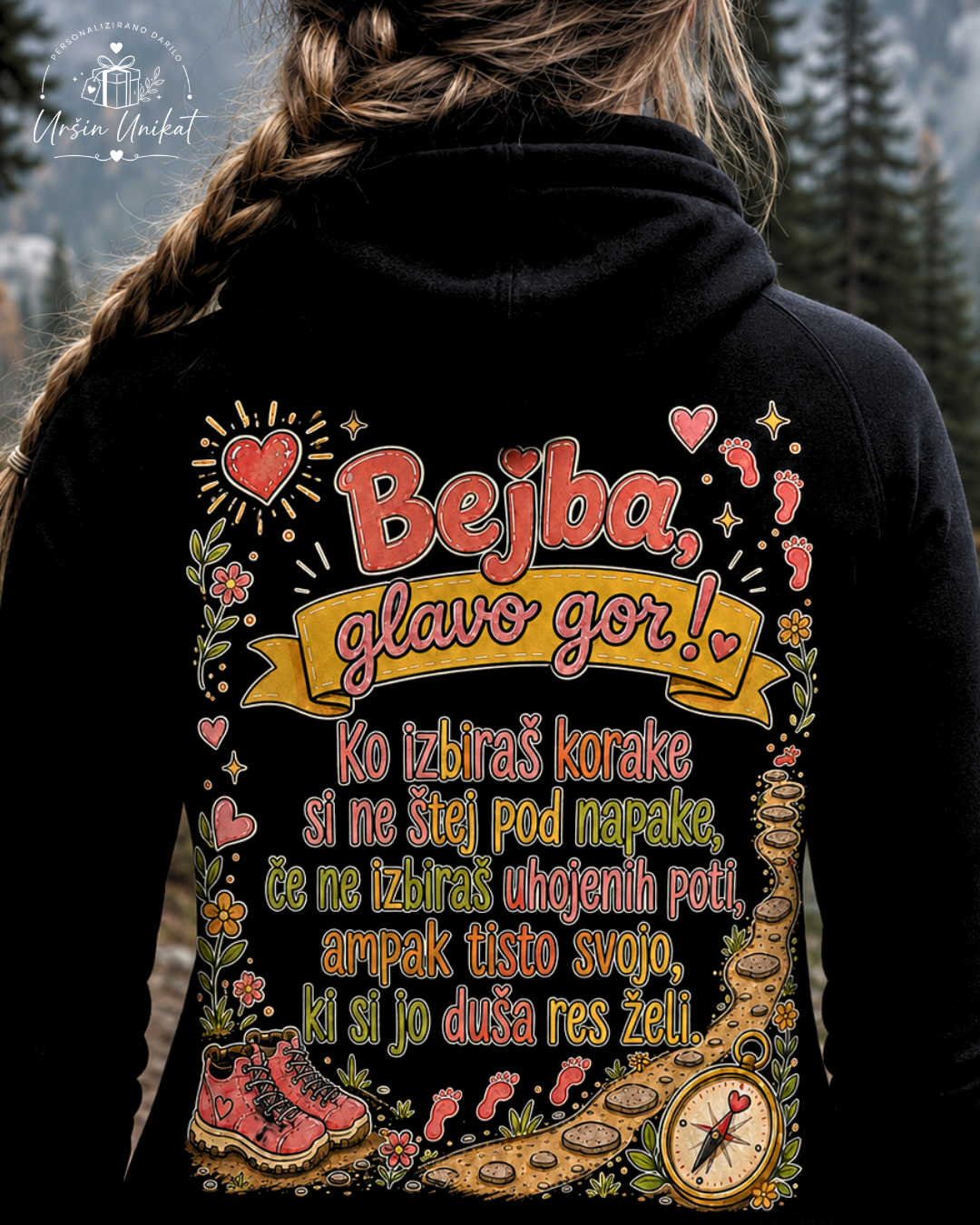 Majica ali hoodie - “Bejba!” - izbira poti