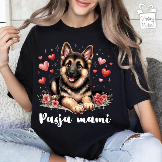 Bombažna majica "Pasja mami” darilo