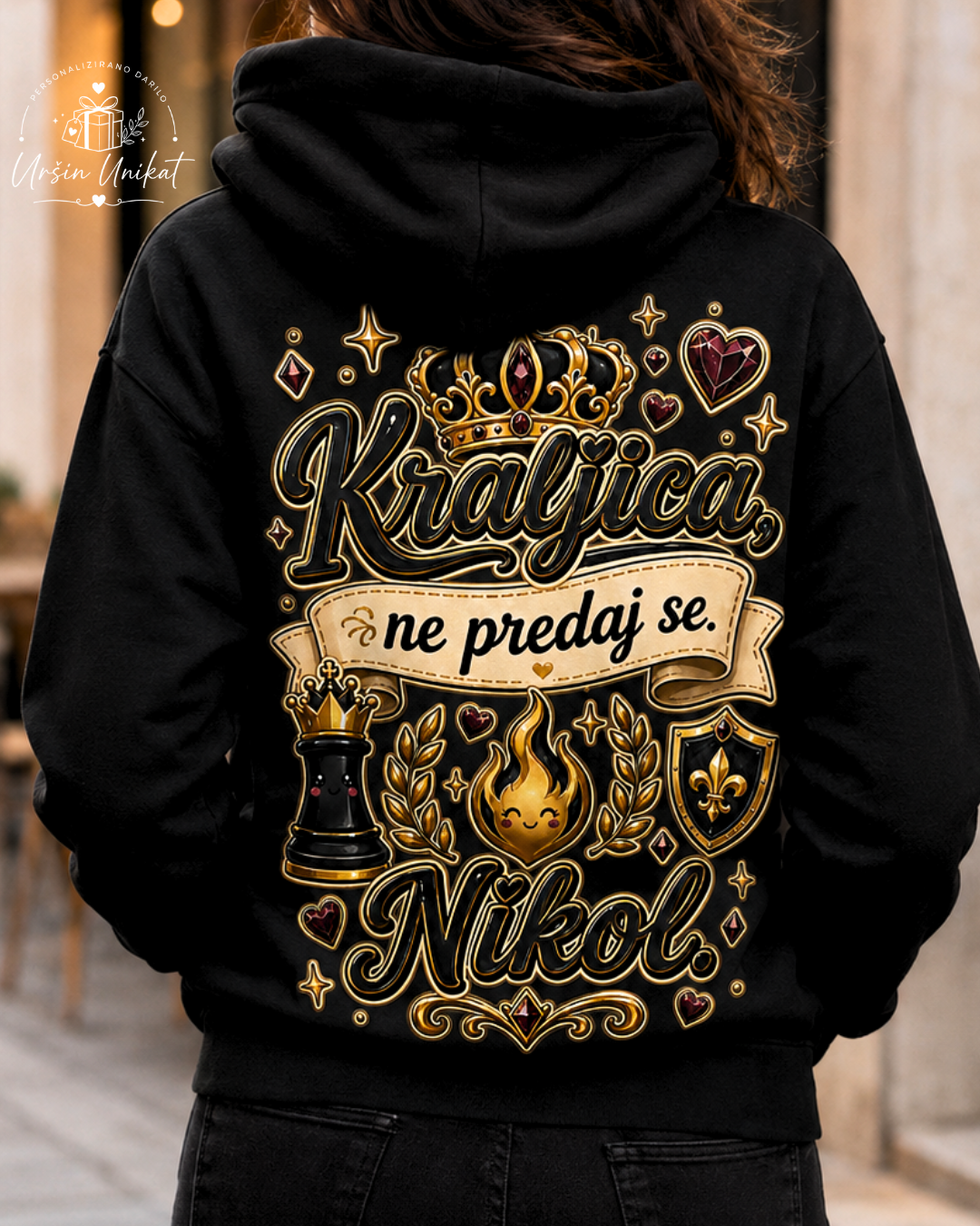 Majica ali hoodie - “Kraljica! Ne predaj se.”