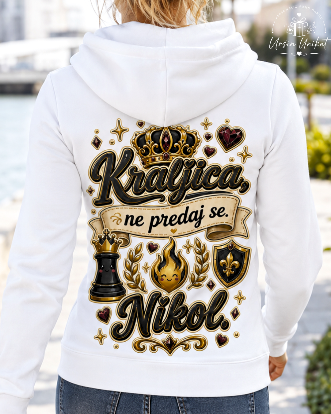 Majica ali hoodie - “Kraljica! Ne predaj se.”