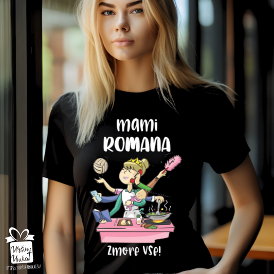 Bombažna majica “Mami zmore vse”