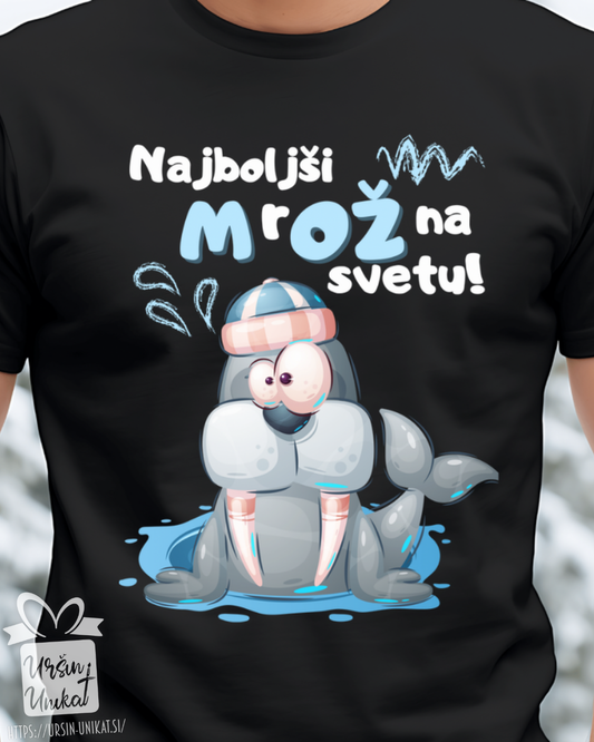 Bombažna majica “Najboljši mož” - smešno darilo - darilo za valentinovo - darilo za obletnico