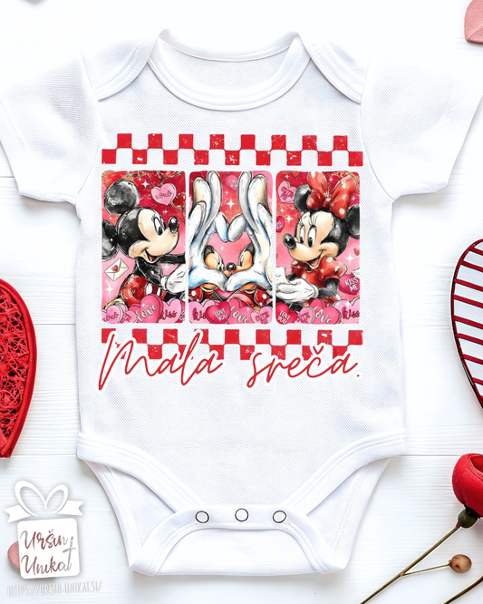 Otroški bodi “Mala sreča” darilo ob rojstvu, darilo za valentinovo