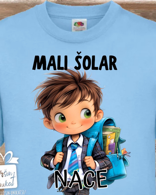 Otroška majica “MALi ŠOLAR” - za šolo