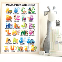 Naložite sliko v pregledovalnik galerije, STENSKA GRAFIKA - ABECEDA
