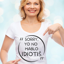 Naložite sliko v pregledovalnik galerije, Bombažna majica &quot;IDIOTIŠ”
