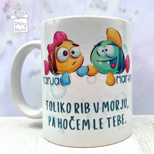 Naložite sliko v pregledovalnik galerije, Emajlirana ali keramična skodelica “RIBE”
